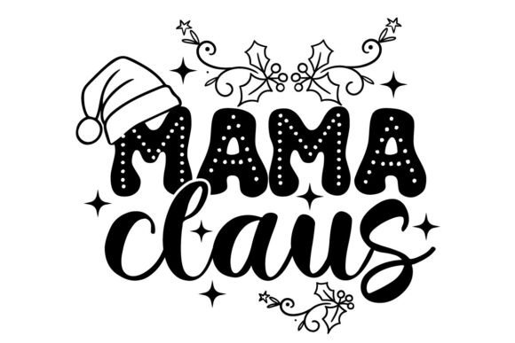Mama Claus: A Warm, Classic Holiday Embroidery Design