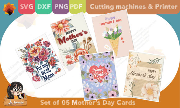 Set 05 Mother’s Day Greeting Cards