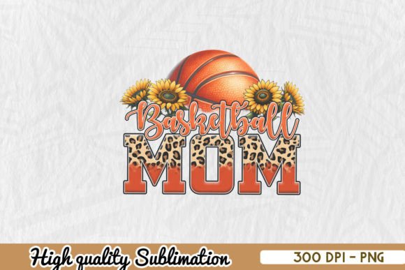 Western Basketball Mom PNG